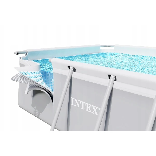 Intex piscină prism frame rectangular 488x244x107cm, 10874l, cadru metalic 5