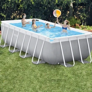 Intex piscină prism frame rectangular 488x244x107cm, 10874l, cadru metalic Thumbnail 2