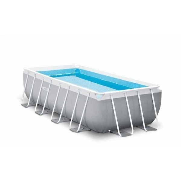 Intex бассейн prism frame rectangular 400x200x100cm, 6836л, металлический каркас 4