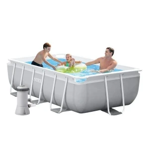 Intex бассейн prism frame rectangular 300x175x80 см, 3539л, металлический каркас Thumbnail 4
