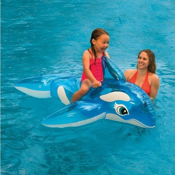 Intex plută-saltea gonflabilă “balenă” cu mânere, 152х114 cm, până la 40 kg, 3+ 2