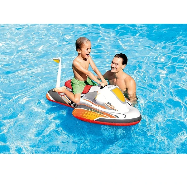 Intex надувной матрас-плот “скутер ” с ручкой, 117х77 см, до 40 кг, 3+ 2