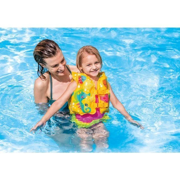 Intex надувной жилет для плавания "тропические друзья", 41х30 см, 3-5 лет 2