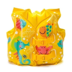 Intex vesta de înot gonflabilă "prieteni tropicali", 41х30 cm, 3-5 ani