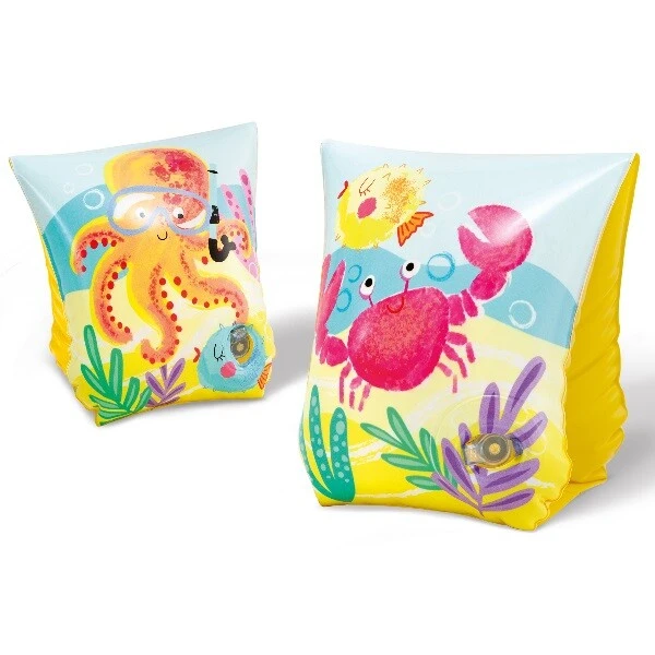 Intex aripioare de înot gonflabile "prieteni tropicali" 23х15 cm, 3-6 ani 2