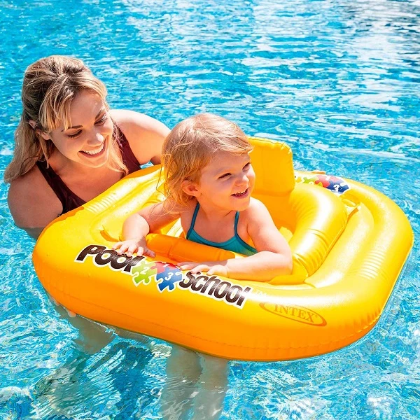Intex детский надувной круг с вырезами для ног 79×79 см, до 15кг, 1-2 лет 2