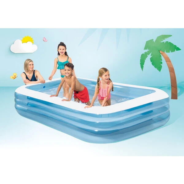 Intex семейный надувной бассейн 305x183x56 см, 1050 л, 6+ 2