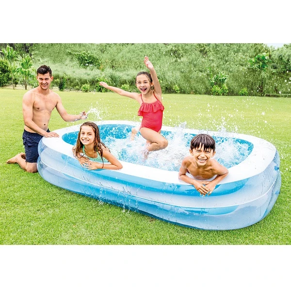Intex семейный надувной бассейн 262x175x56 см, 770 л, 6+ 4