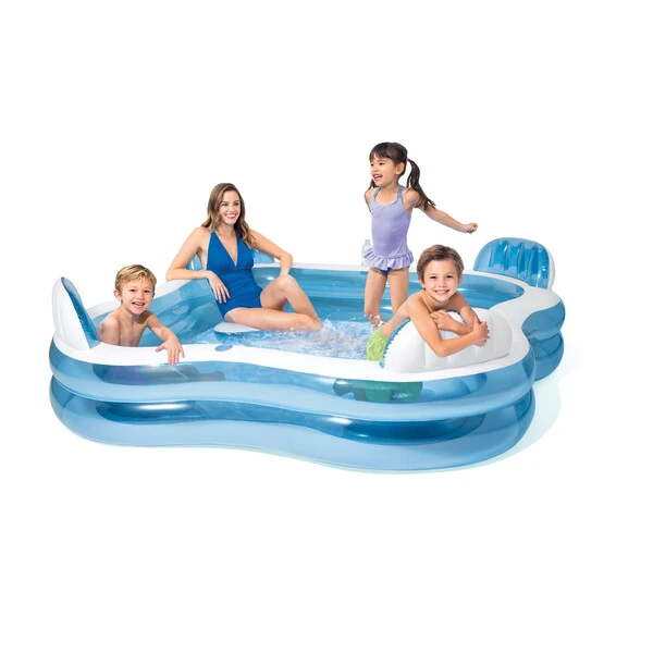 Intex piscină gonflabilă pentru familie 229x229x66 cm, 990 l, 3+ 3