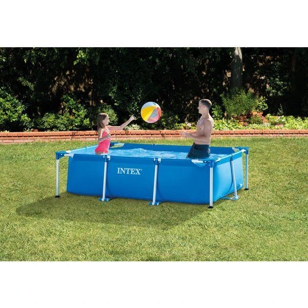 Intex бассейн rectangular frame 260x160x65cm, 2282л, металлический каркас 2