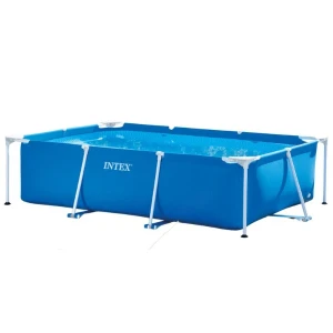 Intex piscină rectangular frame 260x160x65cm, 2282l, cadru metalic