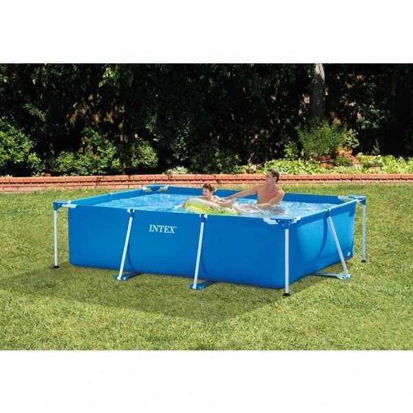 Intex бассейн rectangular frame 300x200x75cm, 3834л, металлический каркас 2