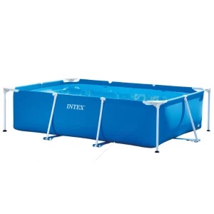 Intex бассейн rectangular frame 300x200x75cm, 3834л, металлический каркас