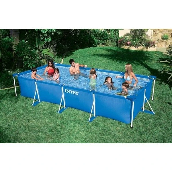 Intex piscină rectangular frame 450х220х84 cm, 7127l, cadru metalic 2