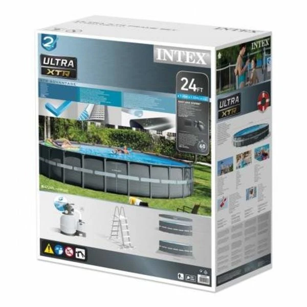 Intex piscină ultra xtr frame 549x132cm, 26423l, cadru metalic 4