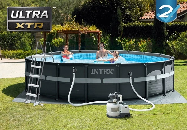 Intex piscină ultra xtr frame 549x132cm, 26423l, cadru metalic 2