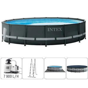 Intex piscină ultra xtr frame 549x132cm, 26423l, cadru metalic Thumbnail 12