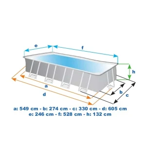Intex piscină ultra xtr frame 549x274x132cm, 17203l, cadru metalic Thumbnail 7