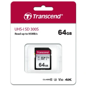 Карта памяти transcend sdxc class 10, 64гб (ts64gsdc300s) Thumbnail 2