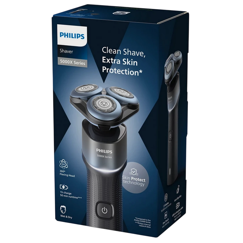 Aparat de ras electric philips x5006/00, negru | albastru 3