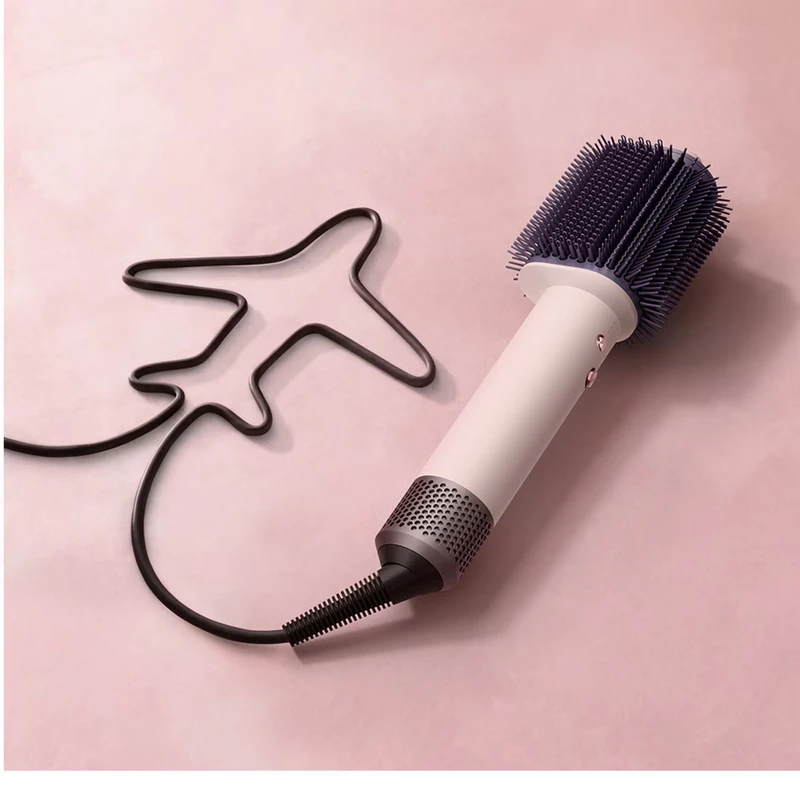 Uscător de păr-perie dyson airsmooth hb01, 1080w, roz 3