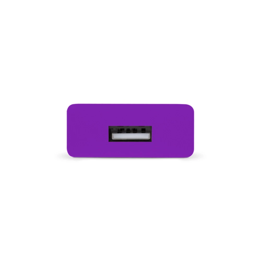 Ttec wall charger with cable usb to lightning 2.4a (1.2m) smart travel, purple  3