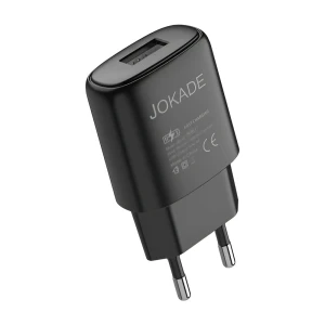 Jokade wall charger single port 3a zuochong, black