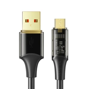 Mcdodo cable amber series usb-a to micro 3a 1.2m, black
