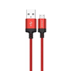 Jokade cable usb to micro usb junlian 5a 1m ja001, red