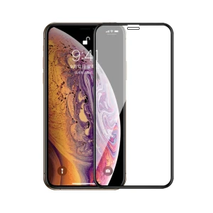 Helmet diamond glass 5d frame iphone 11 pro/x/xs, black