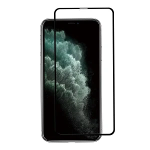 Helmet diamond glass 5d frame iphone 11 pro/x/xs, black Thumbnail 2