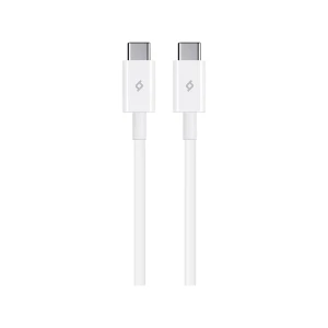Ttec cable type-c to type-c 3a (1m), white Thumbnail 2