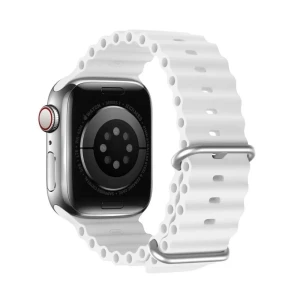 Dux ducis strap ocean wave version для apple watch 42mm/44mm/45mm, белый
