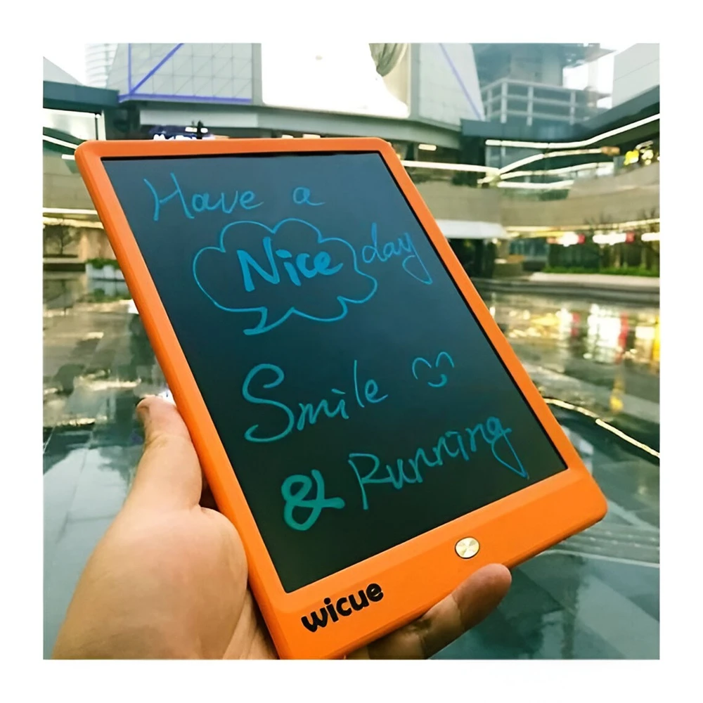 Wicue 10inch lcd e-writing tablet, orange 2