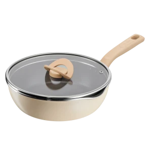 Tigaie tefal g1678704, 24cm, bej