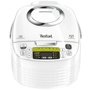 Мультиварка tefal fuzzy spherical pot rk745, белый