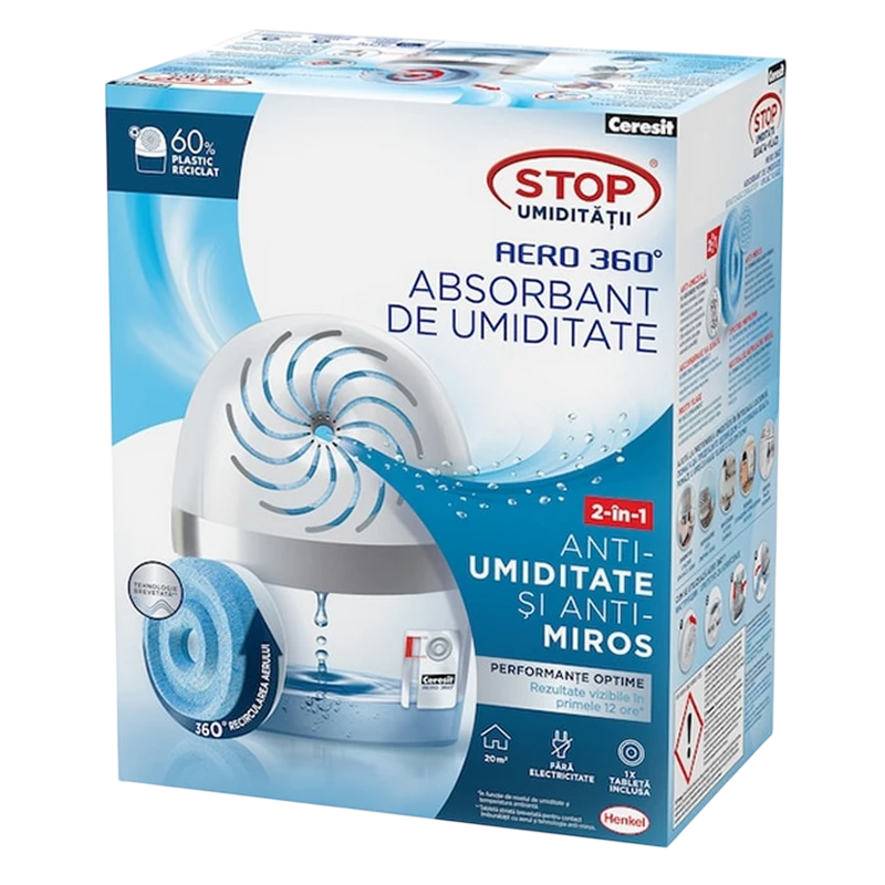 Dezumidificator ceresit aero 360, alb 4