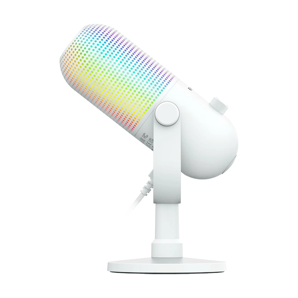 Razer microphone seiren v3 chroma 32-bit dsp rgb white edition 2