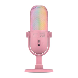 Razer microphone seiren v3 chroma 32-bit dsp rgb quartz edition Thumbnail 3