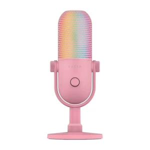 Razer microphone seiren v3 chroma 32-bit dsp rgb quartz edition Thumbnail 1