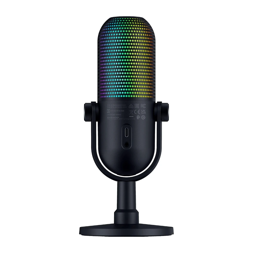 Razer microphone seiren v3 chroma 32-bit dsp rgb black 3