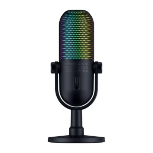 Razer microphone seiren v3 chroma 32-bit dsp rgb black Thumbnail 3