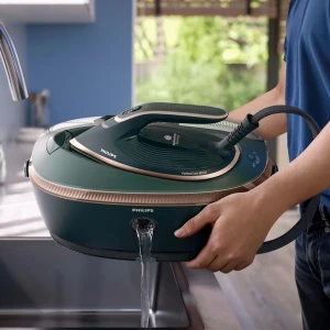 Fier de călcat cu generator de abur philips psg8200/70, 3120w, verde Thumbnail 4