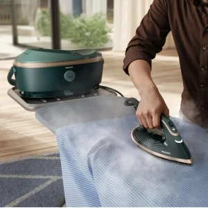 Fier de călcat cu generator de abur philips psg8200/70, 3120w, verde Thumbnail 8