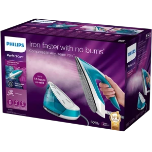 Fier de călcat cu generator de abur philips gc7920/20, 2400w, albastru Thumbnail 6