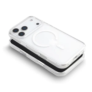 Original case tpu+pc for iphone 17 pro max clin with magsafe, clear Thumbnail 2