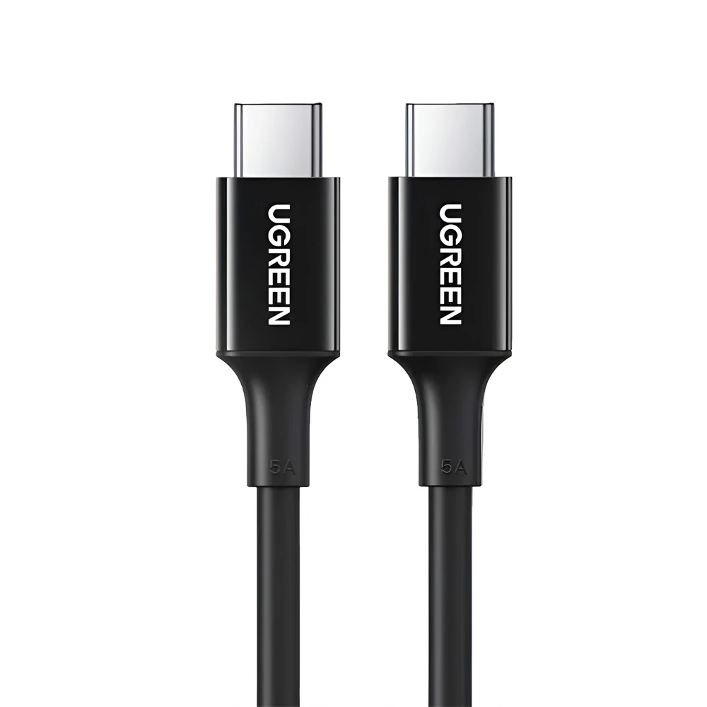 Ugreen cable type-c 2.0 to type-c 2.0, 5a/100w, 1m, black | us300 3