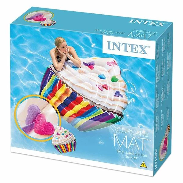 Intex saltea cupcake 132x127x23cm 3