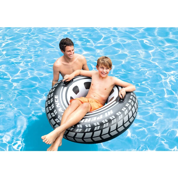 Intex cerc gonflabil “anvelopă” d 114 cm cu mânere, până la 100kg, 9+ 3