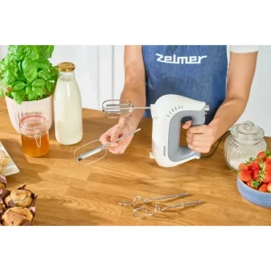 Миксер ручной zelmer zhm2650, белый | серый Thumbnail 10